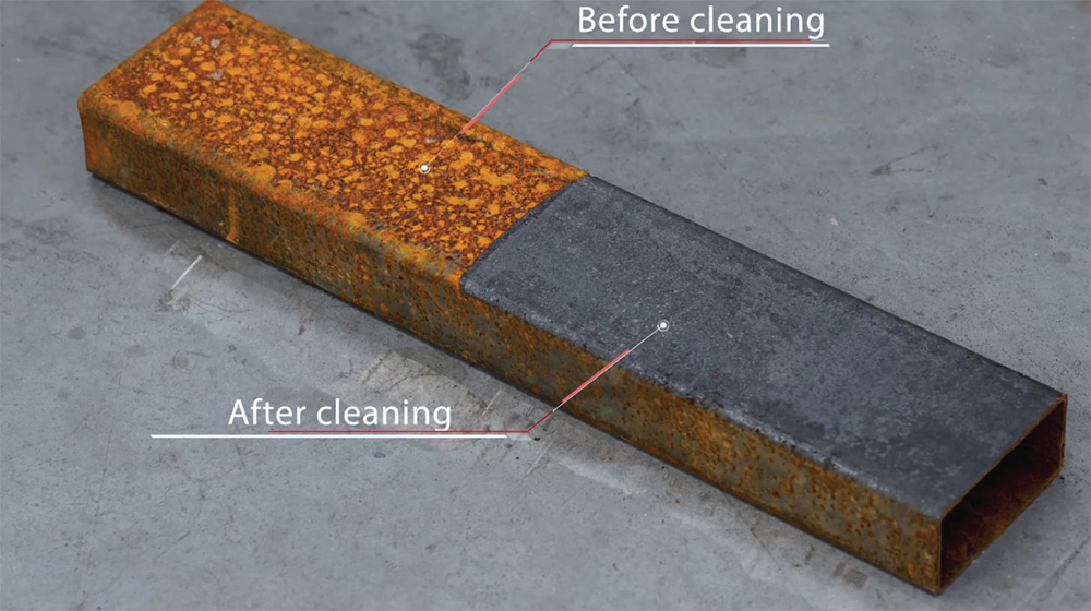 McBalmer welding devices cleaning example